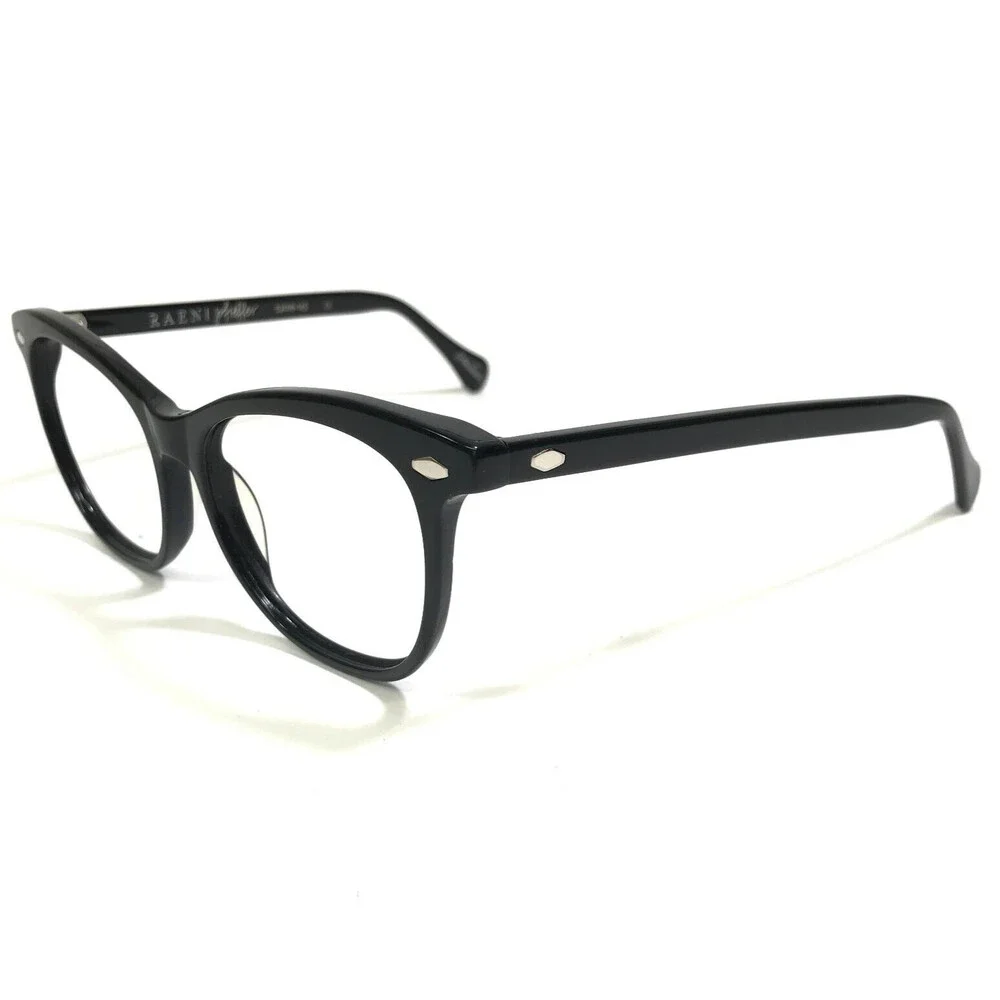Raen Eyeglasses Frames pfieffer black Cat Eye Full Rim Oversized 52-16-145